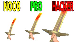 Sword Melter - NOOB VS PRO VS HACKER