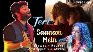 Teri Saanson Mein Ashi Bash Jau - [Slowed + Reverb] | Arijit Singh Palak Muchhal Amit Mishra #slowed