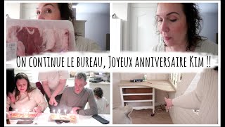 Vlog du 5 janvier : On continue le bureau, Joyeux anniversaire Kim !!