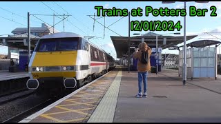 Trains at Potters bar 2 12/02/2024