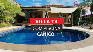 Villa T4 no Caniço com piscina