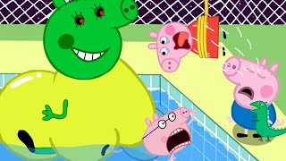 ZOMBIE APOCALYPSE, Fat Zombie Visit Peppa Pig | Peppa Pig Funny Animation