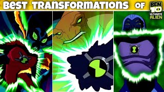 Top 15 Best transformation sequences of BEN 10 ULTIMATE ALIEN  (in Hindi) | Fan 10k