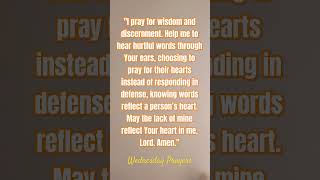 #wednesdayprayer #wisdom #prudence #temperance #dailyoffering #devotional #frbyron #holyspirit #love