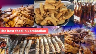 Cambodian night Street Food in Phnom City/ Look Amazing khmer food...Delicious and Grilled food