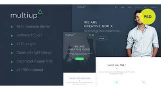 MultiUp — Multi-Purpose Business PSD | Themeforest Website Templates and Themes