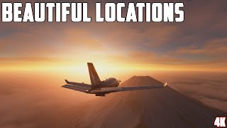 Microsoft Flight Simulator 2020 - The Most Beautiful Places to Visit In-Game (4K Cinematic Gameplay)