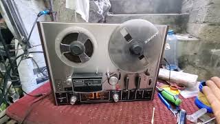 open reel akai 4000ds  informe a cliente