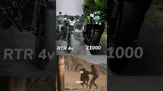 KAWASAKI ZX VS TVS 4V x R2H 🤣 FUNNY VIDEO  #whatsappstatus  #viralreels #viralvideo