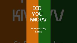 Did you know? #st.patricksday #irish #colors