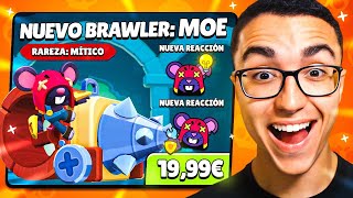 COMPRO, MAXEO y PRUEBO al NUEVO BRAWLER CHIQUITO *MOE* (MUY ROTO)