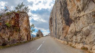 Driving through Parc naturel régional des Préalpes d'Azur, France