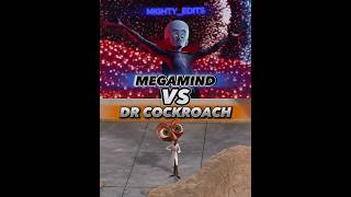 Megamind vs Dr Cockroach |Dreamwork elimination wheel pt 2 #edit #shorts #megamind #monstervsaliens