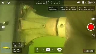 CHASING GLADIUS MINI UNDERWATER DRONE I Boat motor inspection