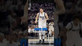 Luka hits 3 and does the MJ Shrug 🔥 | Mavs win Game 5 |  Finals Bound #nba #basketball #mavs