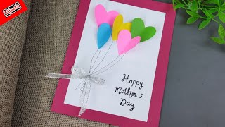 Kartu Ucapan Hari Ibu Balon Love | DIY Mother's Day Greeting Card