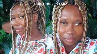 MUDEI MEU VISUAL E AMEI O RESULTADO!!#boxbraids#protectivestyle#braids#boxbraidsbrasiloficial#trança