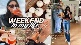 Fall Weekend In My Life 🍂 || AMAZING coffee recipe, pumpkin picking, farmers markets