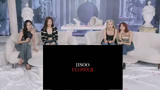 Blackpink reaction to JISOO - 'Flower' official mv teaser