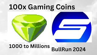 2 Gaming Coins with 100x Potential for Bull Run . #crypto #bitcoin #gaming #pixel #sidus