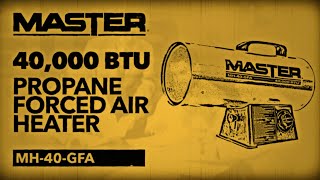 Master® | 40,000 BTU Propane Forced Air Heater