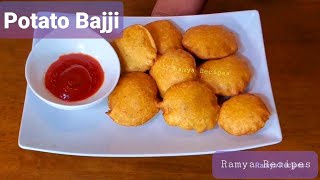 Potato Bajji | Aloo Pakora | ఆలూ బజ్జి | Tasty Snack | Winter Treats | Potato Fritters