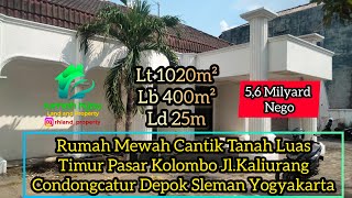 Dijual Termurah di kelasnya Rumah Mewah Di Timur Pasar Kolombo Jl.Kaliurang km.7 Sleman Yogyakarta