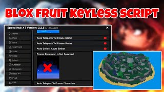 Blox fruit Keyless Script Speed Hub X Showcase | Better Than Ratio Hub