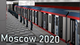 Поездка на Москве 2020 на сервере Chromium Metrostroi | NoRank