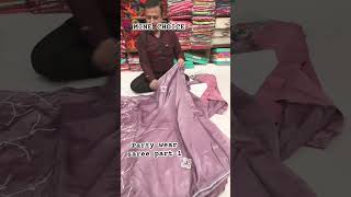 🔥Party wear saree PART-1 #viral #saree #partywear #partywearsaree #shorts