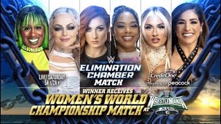 WWE Elimination Chamber Women’s Chamber Match 2K23 Simulation