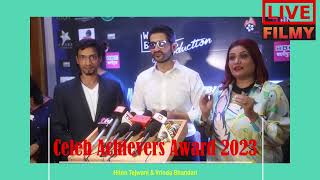 Celeb Achievers Award 2023' With Hiten Tejwani & Vrinda Bhandari Stevens at the 'We Be Mumbai