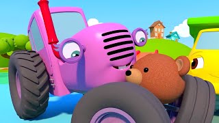 СИНИЙ ТРАКТОР 3D 🚜 - Сюрприз - Новые мультики про машинки для детей