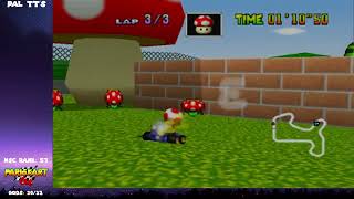 Mario Raceway Non-SC 3lap - 1'29"07 PAL (God)