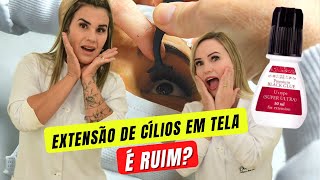 Extensão de cílios é ruim?