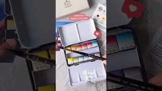 Unboxing & Swatching A.Gallo Watercolors