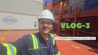 MEGA SHIP 🚢  K CONTAINER PANI🌊M KYU NAHI GIRTE #content #merchantships #youtube