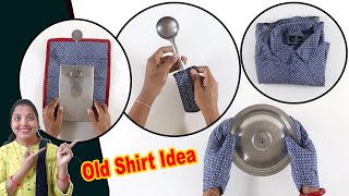 Amazing idea an Old Shirt l Kitchen Hacks from Old Shirt l Sonali's Creation's