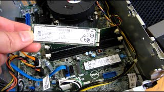 Dell Optiplex 5050 - M2 SSD Replacement | Disassembly of Chassis SFF Case