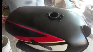 yamaha Rx100 painting video in tamil/1996 sticker tank painting.