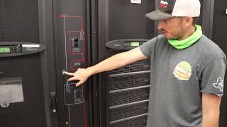 Schneider Electric Symmetra PX 100 UPS into Maintenance Bypass