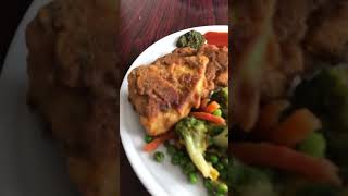 Fish fry vegetables with rice #shorts #viralshortsvideo