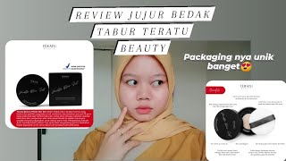 REVIEW JUJUR Bedak Tabur TERATU BEAUTY ( Translucent Loose Powder, Matte Blur Set ) #kulitberjerawat