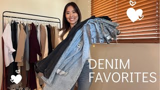 Denim Favorites | Agolde, Zara, Levi's, Re/Done, Abercrombie