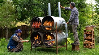 🛢️🔥 Курица Копченая в Бочке: Традиционный Метод для Сочного Вкуса