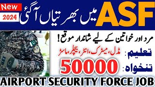 ASF Jobs New Advertisement 2024 | ASF Online Apply 2024 | Breaking news | Jobs In Pakistan | Joinasf