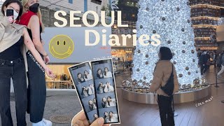 Seoul Diaries EP 04 | Getting a tattoo,Christmas decorating, Coex Mall and making new friends!🇰🇷💫