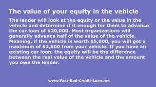 Can You Apply For A $20,000 Car Loan While You Already Have A Bad Credit Personal Loan