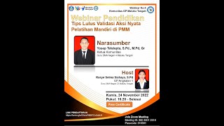 Webinar: Tips Lulus Validasi Aksi Nyata di PMM