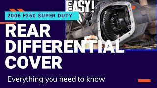 F350 Rear Differential Cover Removal and Replacement